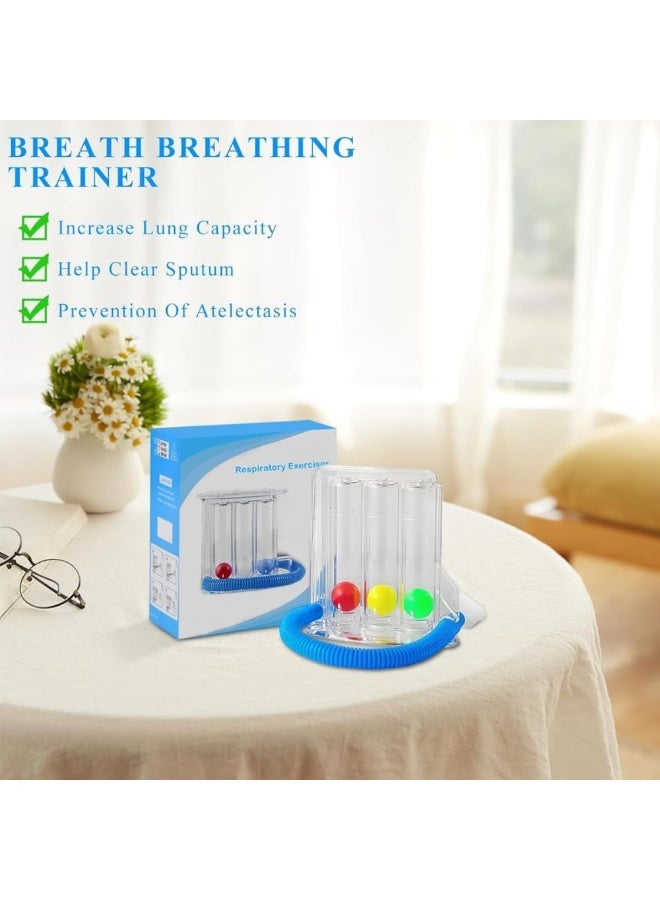 SnuzzleMart 3 Ball Breathing Exerciser Incentive Spirometer Lung Capacity Trainer for Adults & Kids - Image 5